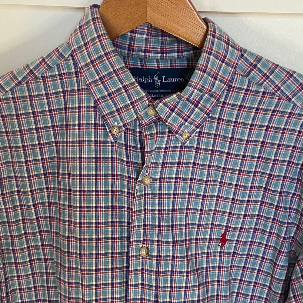 Ralph Lauren men’s LS Button Down Sz L